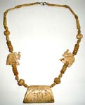 Native american jewelry wholesale, Fashion necklace wtih 4 beaded string central design