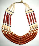 Wholesale costume jewelry, four beaded string fashion necklace