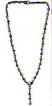 Latest fashion jewlery wholesale, rhinestone necklace with dangle 