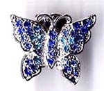 Wholesale jewelry Bali import, cz embedded butterfly fashion pin