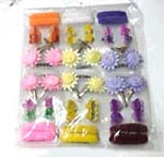 Wholesale teen hair accessory, fashion hair clip and elastic band 