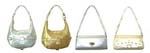 Wholesale handbag lady's fashion, soft shiny leather handbags with 