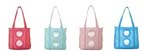 Wholesale gift, rectangular fashion handbags with double circular 
