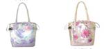 Wholesale handbags flower, transparent fashion handbag with flower 