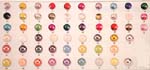 Wholesale beads catalog, assorted fashion beads in multi-facet motif