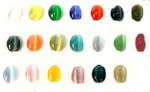 Wholesale gem beads, oval shape fashion cat eye stone bead