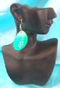 dye color seashell earring, summer fashion earring, closeout price jewelry wholesale 