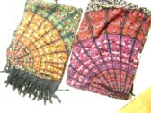 Large fan design on trendy indonesian made sarong