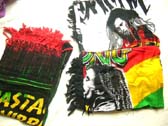 Bob Marley theme balinese fashion wrap dress