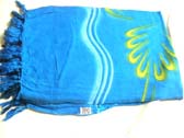 Ladies spring wrap around beauty sarong in blue