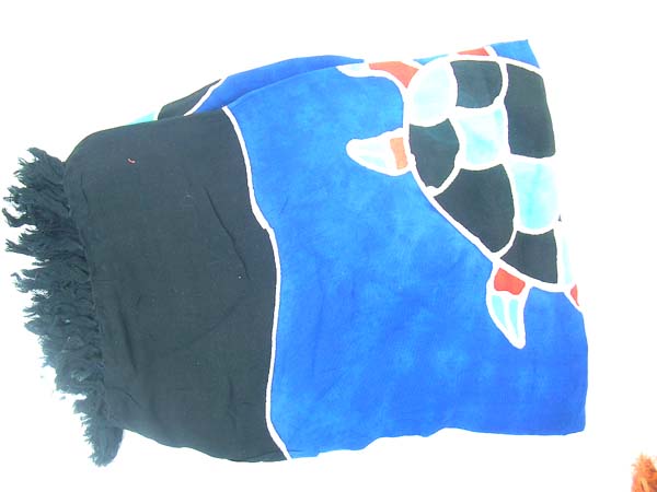 Clothing trade supplier, Bali bali sea turtle motif urban sarong