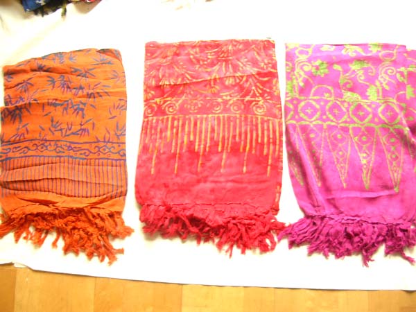 Artsy fashion sarong with unique design , clothing factory boutique