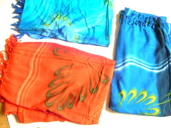 Summer beauty fashions online, Indonesian fashion art sarong