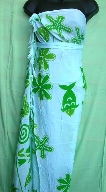 Beach art clothing, leisure wear, urban summer sarong, garden fashions, ladies unique skirts, balinese styles, trendy apparel
