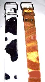 Wholesaler of quality belt, leather belt with animal pattern decor