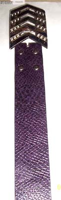 Wholesale discount belt, leather belt animal skin design with arrow buckle 