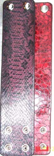 Wholesale leather belt, assorted color and style in animal skin design