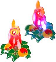 Wholesale hip hop jewelry, greeting candle magnetic flashing pin