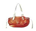 Wholesale latest fashion, leather handbags with closure band and adjustable string design