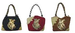 Oriental handbag wholesale, fashion handbags with cartoon figure decor