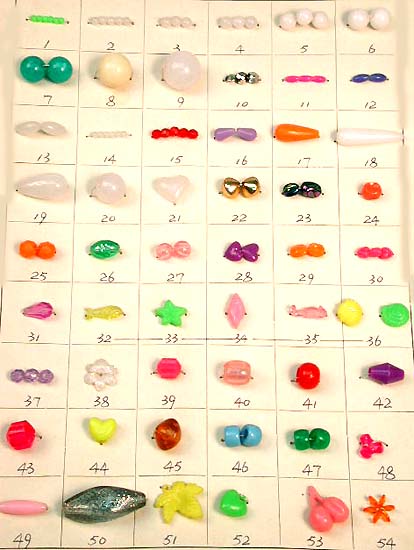 Wholesale bead crafts supply, fashion beads in assorted color and design 