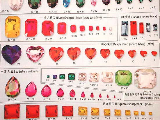 Wholesale crystal beads, fashion crystal beads in assorted color and design 