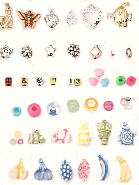 Jewelry store web site, assorted design fashion bead charm