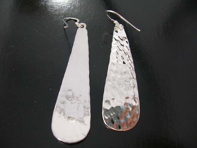 Pierced ear decor, sterling silver, unique earrings, stylish fashion jewelry, exotic accessories, womens collectible gifts